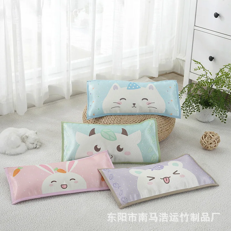 New Style Viscose Baby Pillow Digital Printing Pillow Breathable Sandwich Pillow Multi-functional Baby Pillow Manufacturers