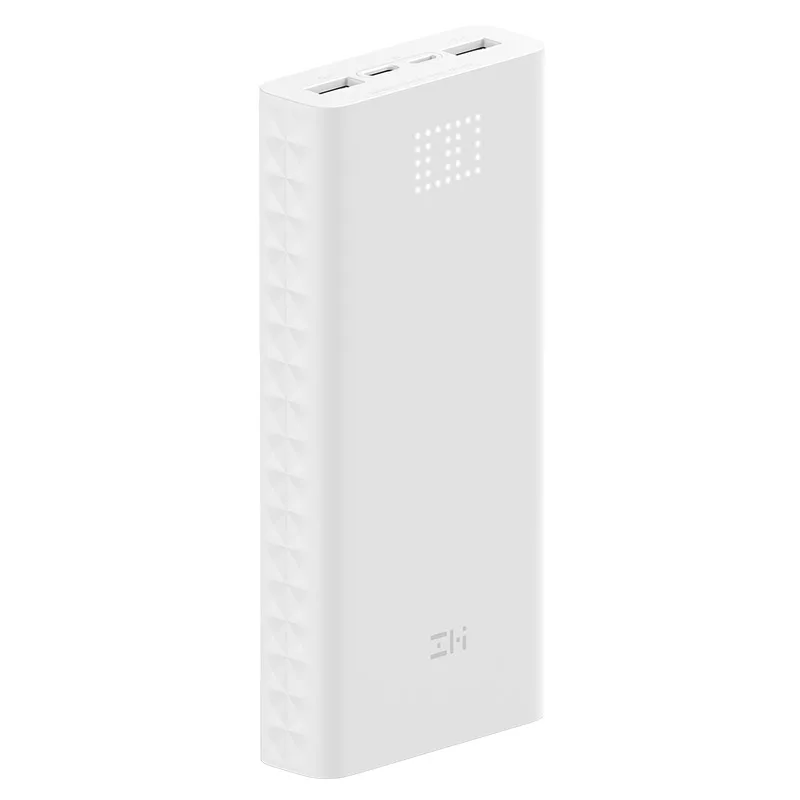  Banco de energía ZMI 20000mAh carga rápida QC3.0 cargador se adapta a la computadora 20000 mah banc