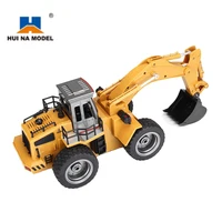 Huina 1530 1:18 RC  2.4G 6CH  Metal Excavator Remote Control Alloy  Truck RTR Gifts for Children's Day 2