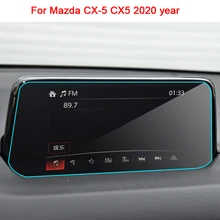 Szkło hartowane dla Mazda CX-5 CX5 CX 5 2020 ekran nawigacji samochodowej Protector ekran dotykowy folia ekranowa odporne na zadrapania tanie i dobre opinie GLASS For Mazda CX-5 CX5 CX 5 2017 2018 2019 0 33cm 22 8cm tempered glass Listwy do auta 0 1kg 9 8cm