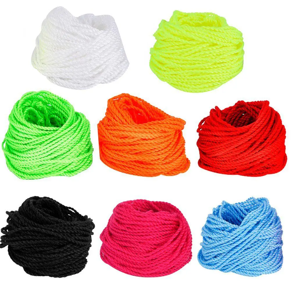 

None 100 Pcs Durable Polyester String Multi Color Pro-poly Rope for Kids Children Yoyo Toy