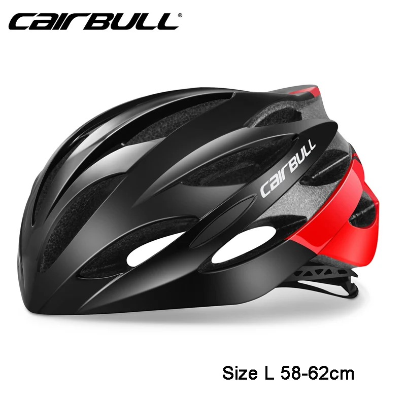 Велосипедный шлем 200 г Сверхлегкий дышащий дорожный гоночные шлемы спортивные велосипедный защитный шлем M-L мужские и женские велосипедные шлемы - Цвет: BLACKRED L