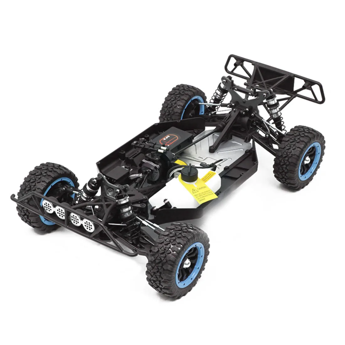DTT 7 1:5 Масштаб 2,4G 4WD Высокоскоростной RC бензин короткий ход грузовик внедорожник-синий(без электроники и двигателей