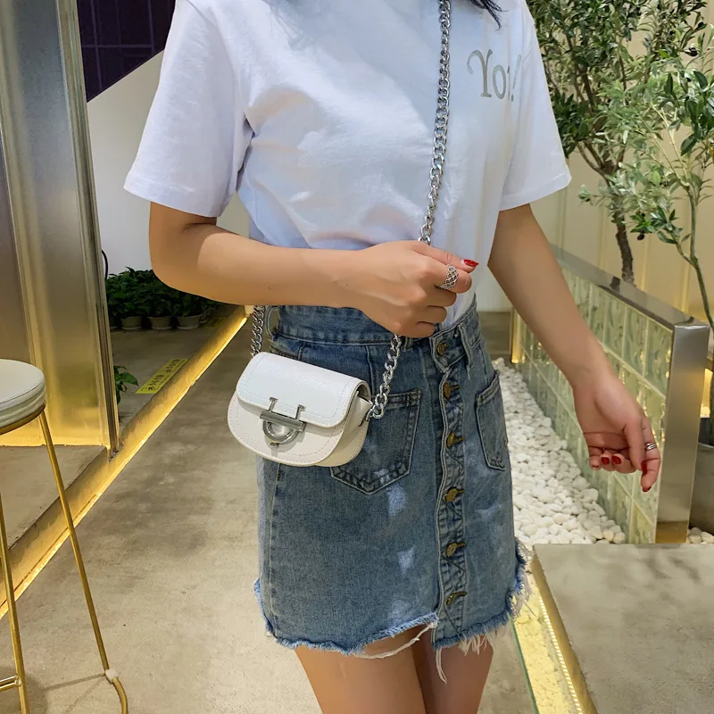 

New Arrival Bag Women's 2019 Summer New Style (Large Small) Shoulder Bag INS Chain Bag Fashion Shoulder Bag