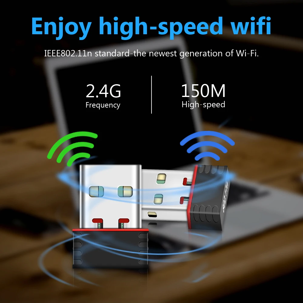 TECHKEY мини usb wifi адаптер USB2.0 wifi антенна wifi usb ethernet 150 Мбит/с wifi ключ 802,11 n/g/b enchufe wifi usb lan comfas