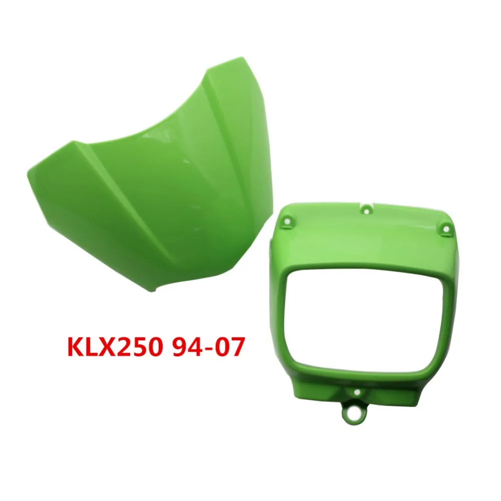 KLX250 KLX300 для Kawasaki боковая крышка топливного бака и крышка передней фары и задняя боковая панель и стойка и переднее/заднее крыло KLX 250