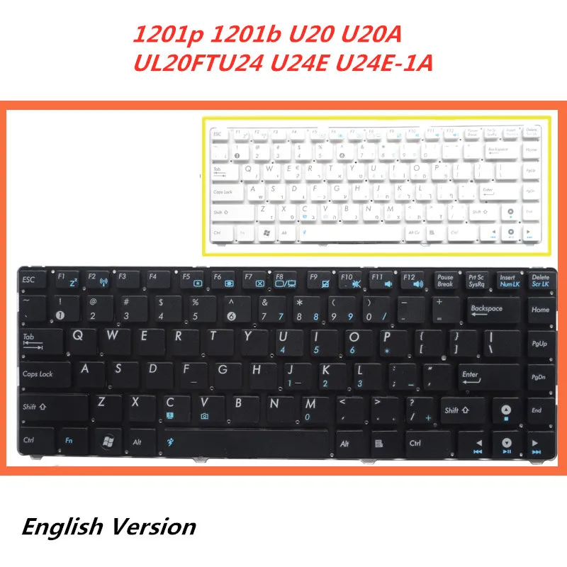 Английская клавиатура для ноутбука Asus 1201p 1201b U20 U20A UL20FTU24 U24E U24E-1A B23E сменная