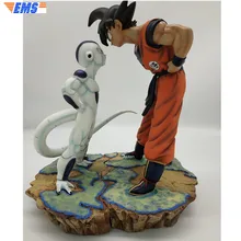 1" Dragon Ball Z Super Saiyan Son Goku смотреть друг на друга Frieza Final форма GK экшн Коллекционная модель игрушечная коробка 30 см Z2794