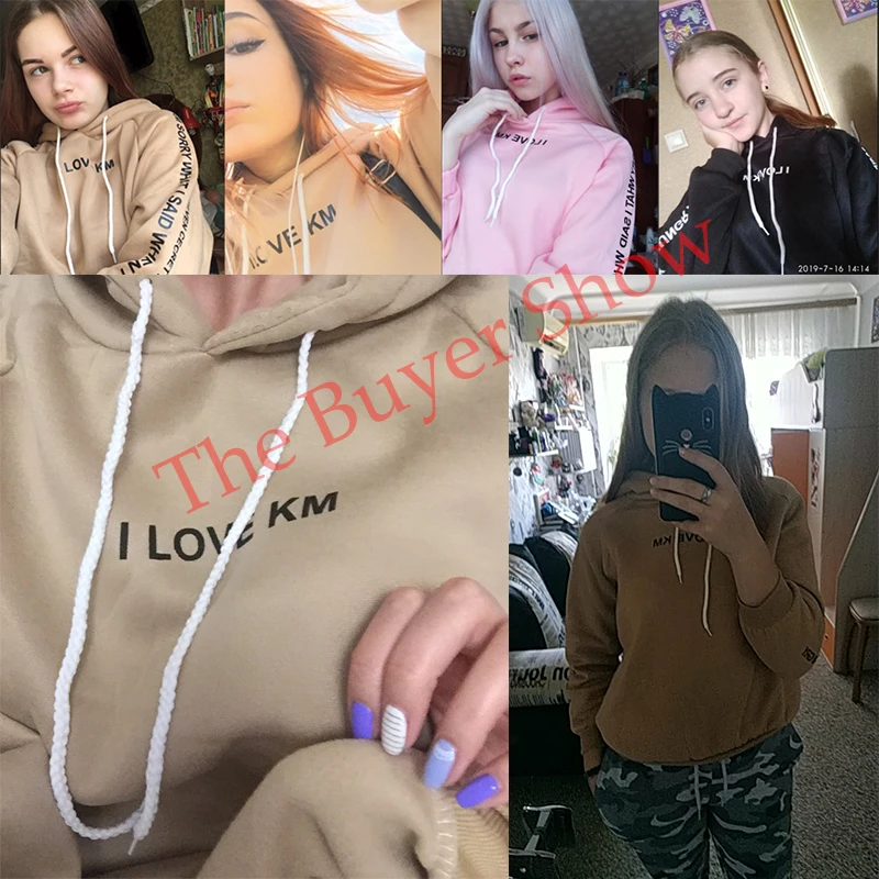  Women's Hoodies Autumn Sweatshirts Harajuku Pullover Plus Size Hoodie Long Sleeve Hoody Female Spri