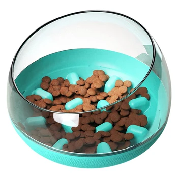 

Portable Pet Dog Feeding Food Bowls Puppy Slow Down Eating Feeder Dish Bowel Prevent Obesity Dogs Supplies