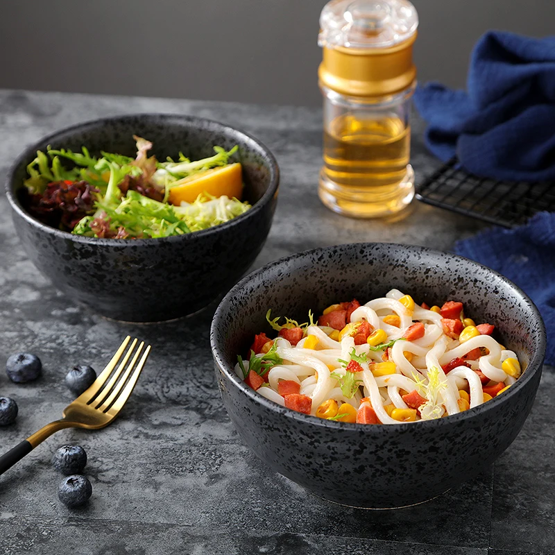 Japanese Style Retro Noodles Bowl Creative Soups Dessert Rice Big