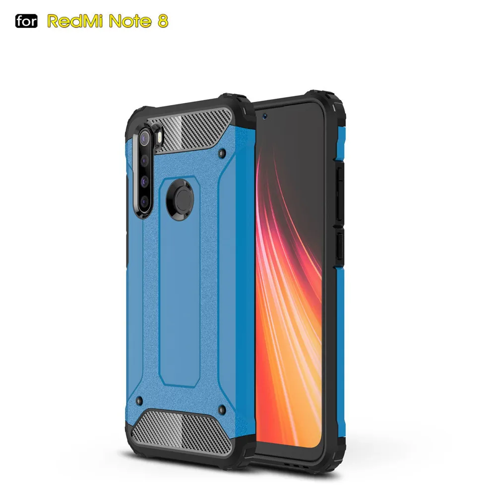 1 шт. Модный чехол для телефона Xiaomi note8 diamond iron A pc TPU два в одном Чехол для мобильного телефона