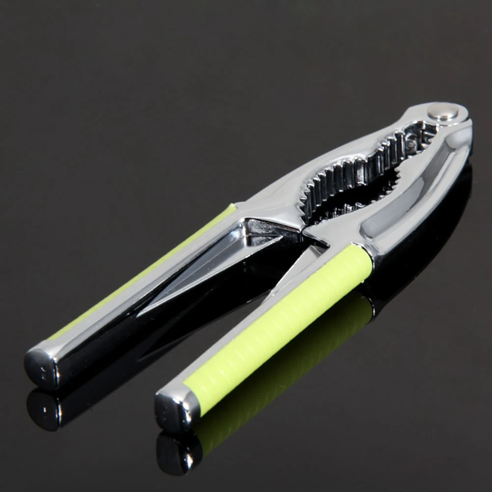 

Nut Cracker Quick Walnut Cracker Pine Pecan Hazelnut Plier Stainless Steel Nutcracker Multi-Function Sheller Opener