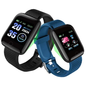 

116Plus Smart Bracelet Sport Fitness Bracelet Heart Rate Monitor Bluetooth Waterproof Fitness Tracker Smart Wristband Smart Band