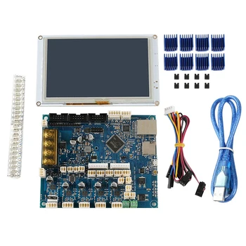 

Clone Version Duet 2 Maestro Advanced 32 Bit Electronics Board with 5 Inch PanelDue 5I Integrated Colour Press Screen for 3D Pri