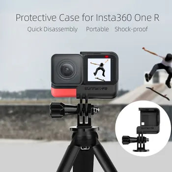 

For Insta 360 One R Camera Tripod Quick Release Frame Border Cage Mount Holder New Triangle Protection Bracket Holder