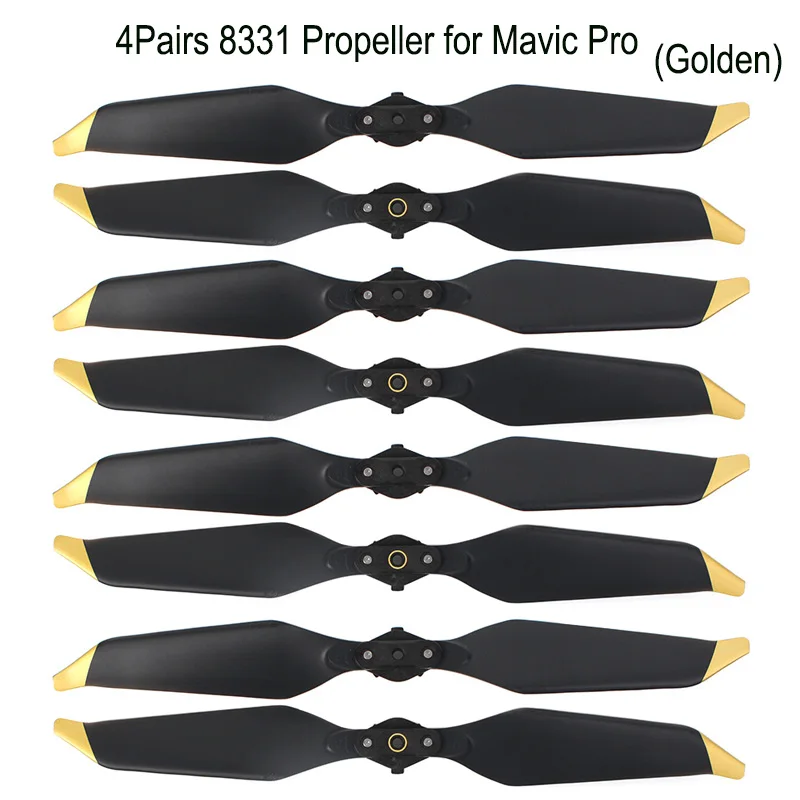 Пропеллеры 8331 (4 пары) для дрона DJI Mavic Pro/DJI Pro Platinum малошумные | Электроника