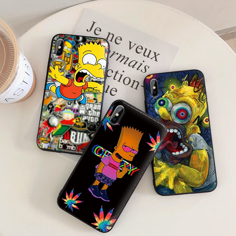 

Soft TPU Silicone FOR Xiaomi mi 8 A2 LITE MI 6X MIX 2S 3 F1 9 CC9E CC9 8 9 SE 9T A3 PRO Simpsons