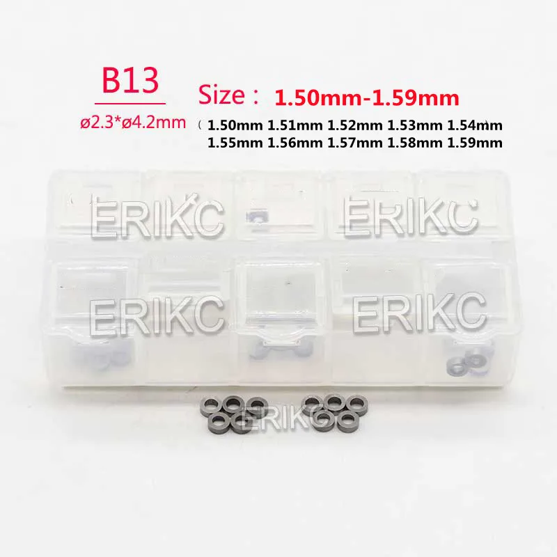 

ERIKC B13 30PCS 1.50MM-1.59MM 1.51MM 1.52MM 1.53MM 1.54MM 1.55MM 1.56MM 1.57MM 1.58MM Nozzle Needle Valve Shims