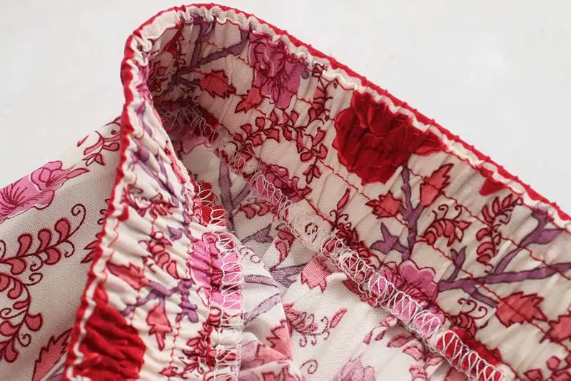 Богемная Осенняя юбка из вискозы с поясом, стильная Праздничная плиссированная юбка из вискозы с принтом, 2 цвета, ins bloggers, дизайнерские платья
