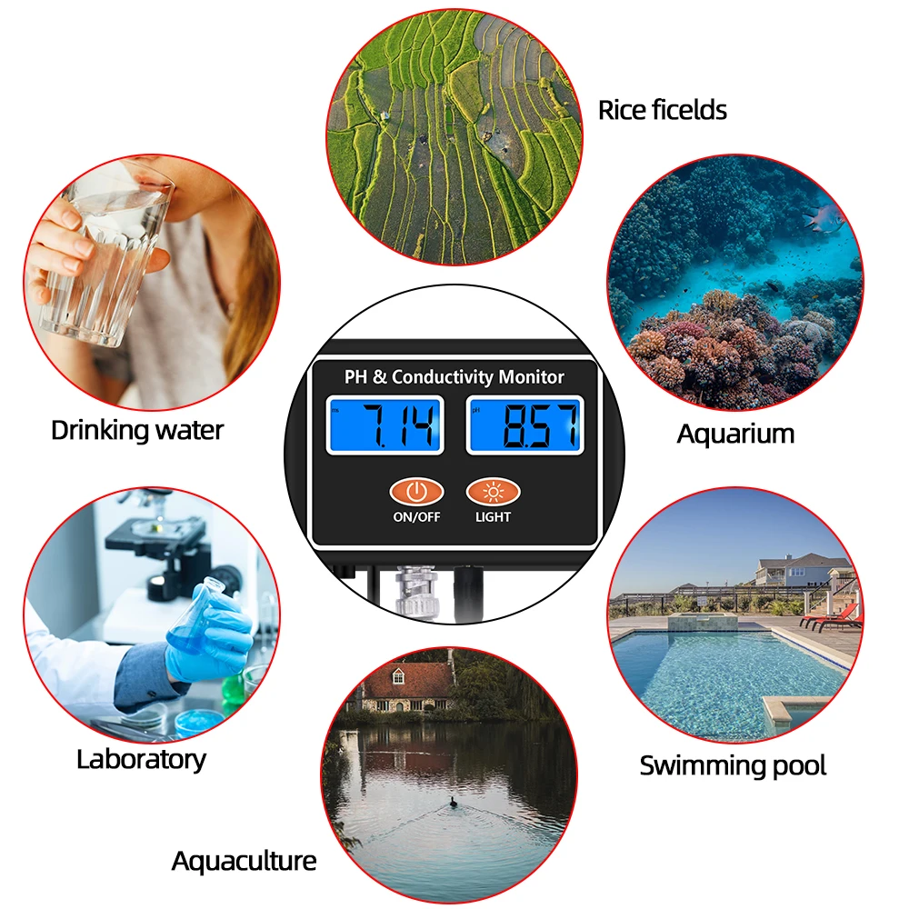 Water - Meter - PH - EC - for - Aquarium