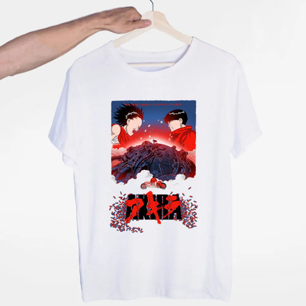 Akira T Shirt Summer New Women Taro Kanda Sweatshirt Print Ishima Tiexiong Short Sleeve Hip Hop Street Top Pullover | Женская одежда