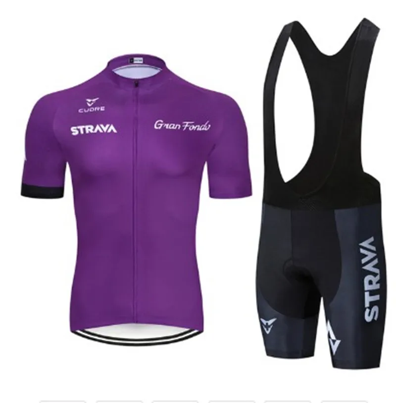 

2020 Summer Strava New Cycling Jersey Short Sleeve Set Maillot Ropa Ciclismo Uniformes Quick-dry Bike Clothing MTB Cycle Clothes