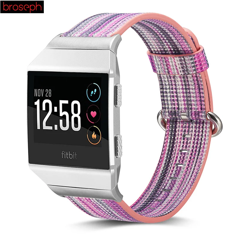 Кожаный ремешок для часов для Fitbit Ionic Smart Watch Band разноцветный окрашенный ремешок спортивный сменный Браслет для Fitbit Ionic