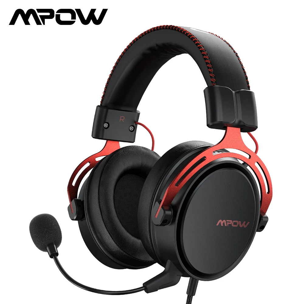 Игровая гарнитура Mpow Air SE проводные Игровые наушники с объемным звуком и