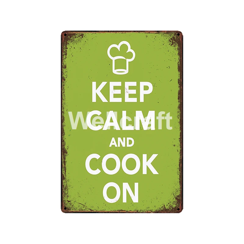 [WellCraft] KEEP CALM TEA BELIEVE COOK кофе баскетбол на металлической Настенная Наклейка оловянные знаки цитата на заказ Mordern Декор LT-1978 - Цвет: GLA-5396