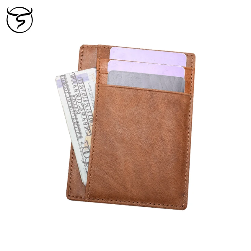 

Genuine leather Credit Card holder Travel card Wallets Coin purse Multifunction Dual purpose for Men Women