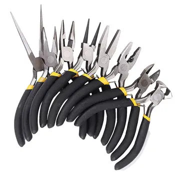 

Promotion--8Pcs/Set Jewelry Pliers Needle Round Bent Nose Beading Making Diy Craft Tool Kit