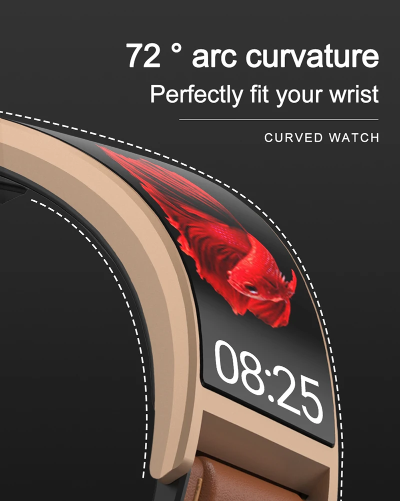 Smartwatch Curve Screen Wristband-aolanscctv