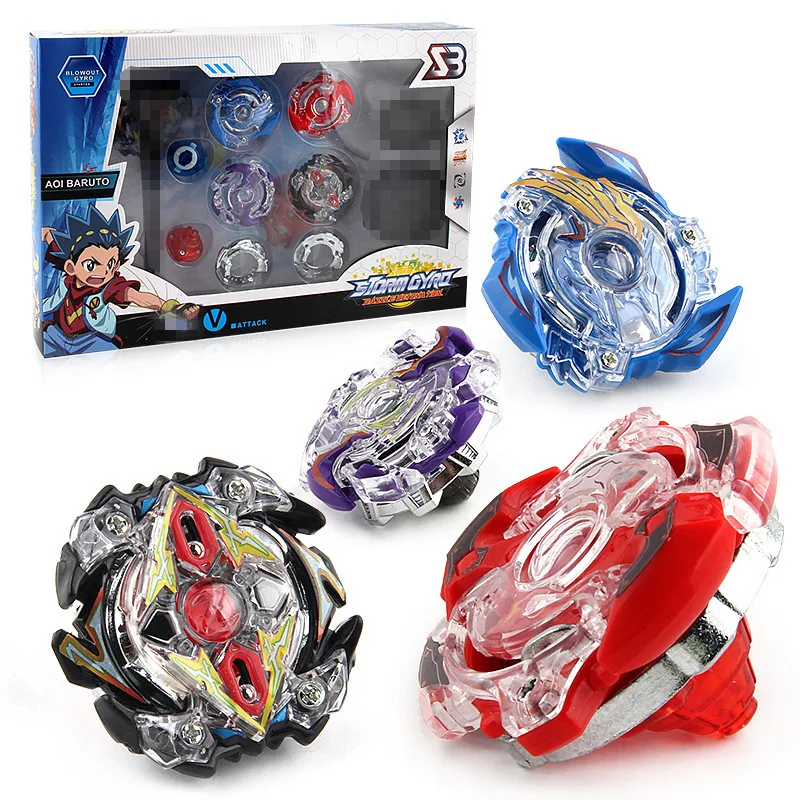 

Burst Generation DIY Spinner Set Beyblade Gyro Toy Alloy Assembly Battle Spinner Window Colorful Box