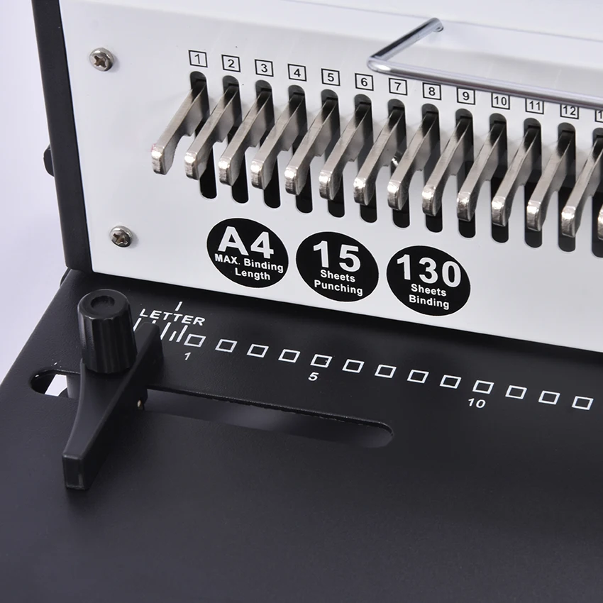 Manual Spiral Wire Binding Machine Metal 34 Punching Hole Square 4*4mm Photo Album A4 Paper Binder Puncher Machine TD-1500B34,binding machine