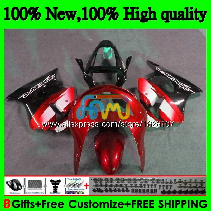 Корпус для KAWASAKI ZX-6R 6 R ZX-636 ZX600 600CC ZX6R 98 99 28BS. 123 ZX636 ZX600CC ZX 636 6R 98 99 1998 1999 Обтекатели металлический красное вино стекло