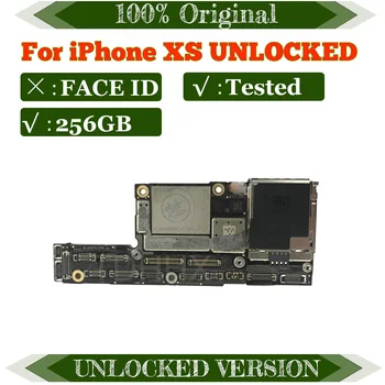 

Clean iCloud Mainboard For iPhone XS Motherboard Without Face ID Original unlocked Logic Board For iPhone X S With Full Chips MB