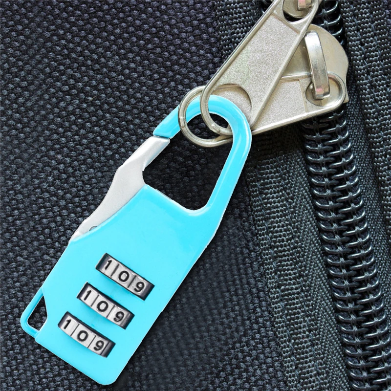 Сумки для багажа дверной замок комбинация цифр с 3 циферблатами секретный