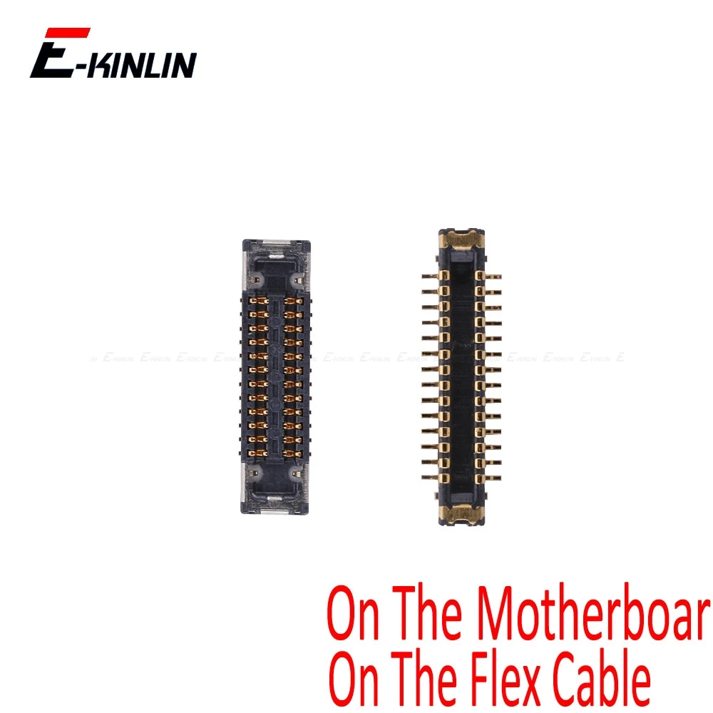 

2pcs New 3D Touch Home Botton FPC Connector Socket For iPhone 6S 7 8 Plus X XS Max On Motherboard Flax Cable