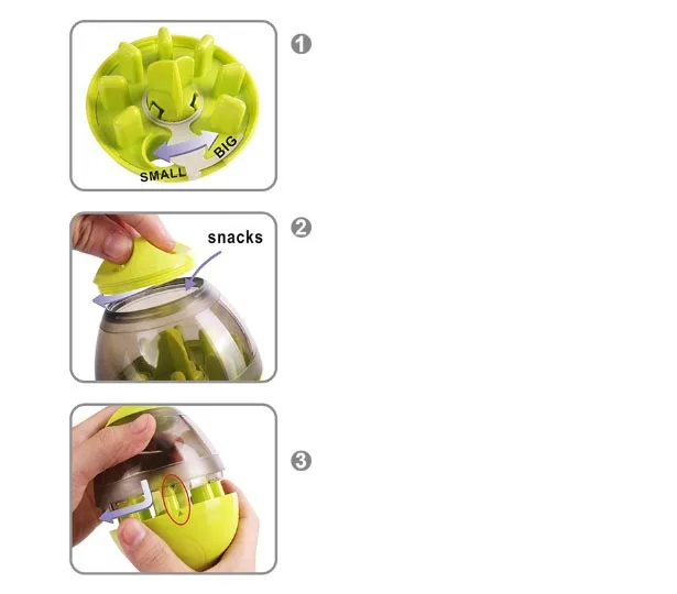 Leakpet машина для еды Tumbler игрушки для домашних животных Tumbler Регулируемая еда для животных кошки/собаки