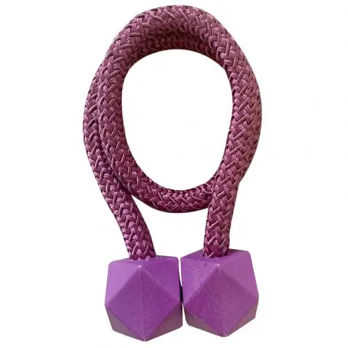 Магнитные Крючки для штор, веревки для штор, Полиэстеровые шарики, держатель для штор, зажимы для штор, веревка для штор, украшение для дома - Цвет: Dark Purple