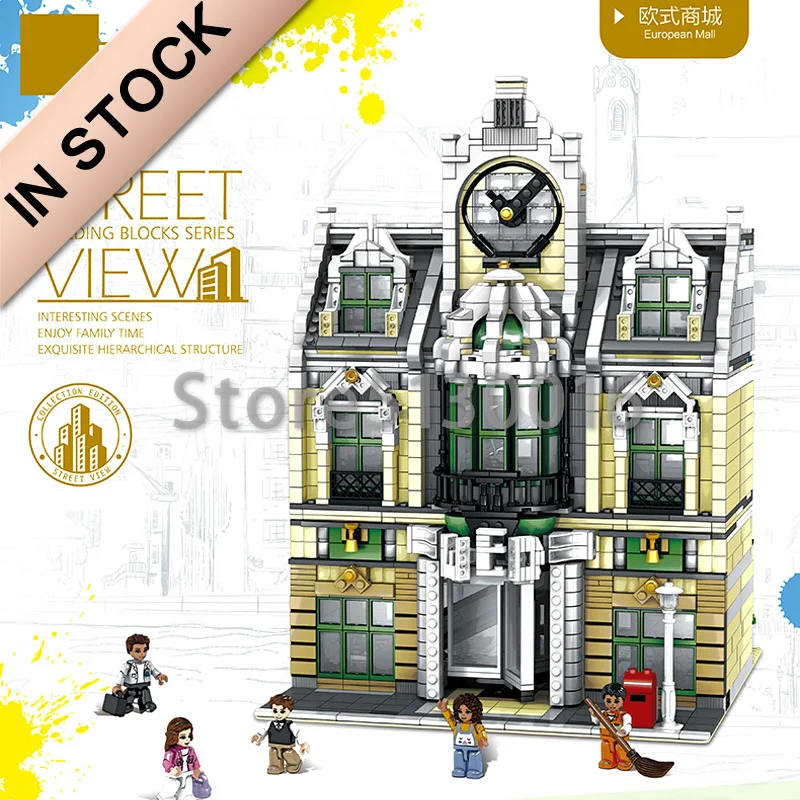 ql0922, MOC, 2039 шт., серия City Streetview, Grand emperium, строительные наборы, блоки, Детские кирпичи, ql0924, ql0920 - Цвет: Book Instruction