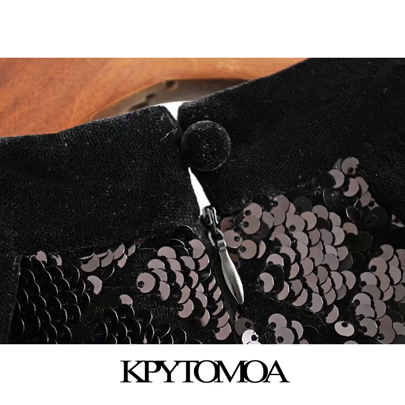 Винтажное стильное лоскутное бархатное мини-платье с блестками для женщин модное женское вечернее платье с круглым вырезом и длинным рукавом vestidos mujer