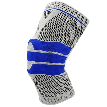 

Silicone Spring Full Knee Brace Strap Patella Medial Support Strong Meniscus Compression Protection Sport Pads Running Basket