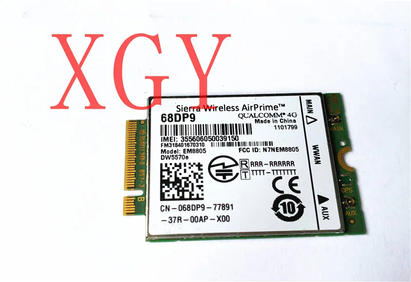 Оригинальный 68dp9 068dp9 CN-068DP9 для dell VENUE 11 PRO 5130 7130 7140 em8805 dw5570e wwan к оператору сотовой