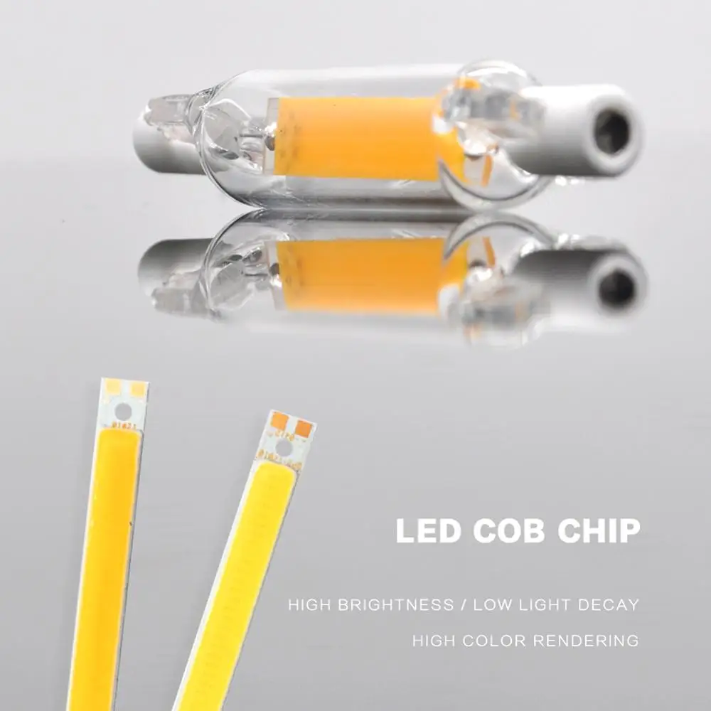 СВЕТОДИОДНЫЙ R7S лампочка COB 78 мм 8 Вт 118 мм 13 Вт R7S кукурузная ...
