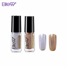 Elite99 6 мл 2 шт. лазерный лак для ногтей Хамелеон отмачиваемый голографический лак для ногтей великолепные цвета Маникюр Искусство блестящий эффект
