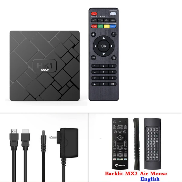 HK1 Мини Android 9,0 Smart tv BOX RK3229 четырехъядерный 2 Гб 16 Гб H.265 WiFi 4K медиаплеер HK1mini Netflix телеприставка PK H96 MAX - Цвет: add English MX3