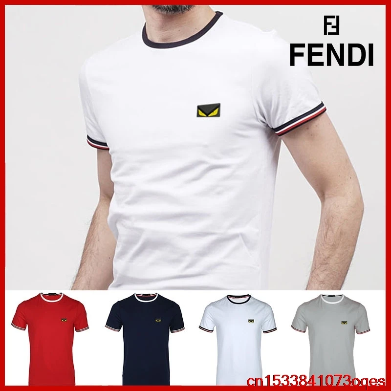 Fendi t shirt aliexpress Clearance