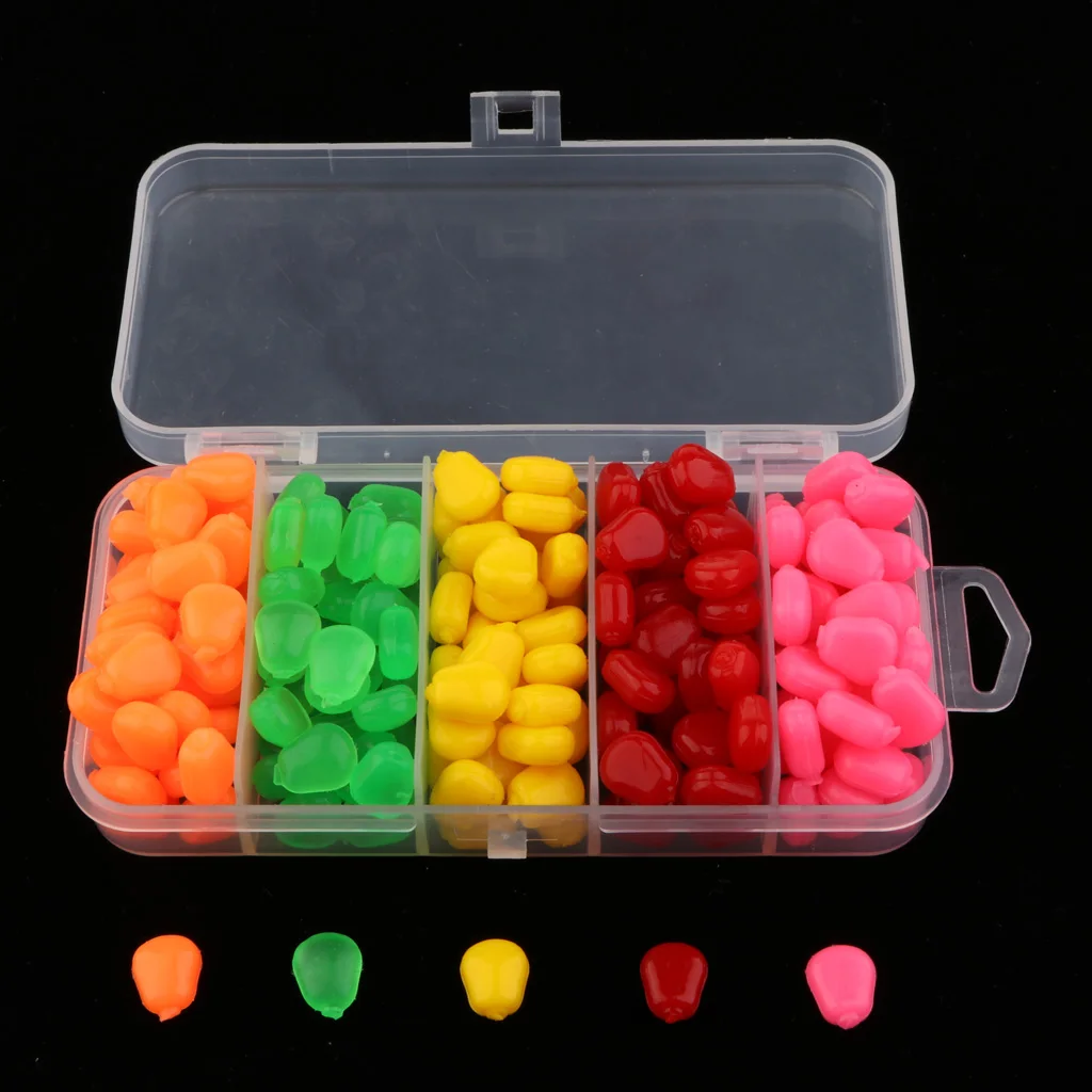 200 pièces Simulation faux appâts souples leurres maïs appâts de pêche carpe matériel de pêche outil accessoires